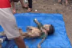 ピラニアに襲われほぼ骨だけとなった子供の死体が発見される